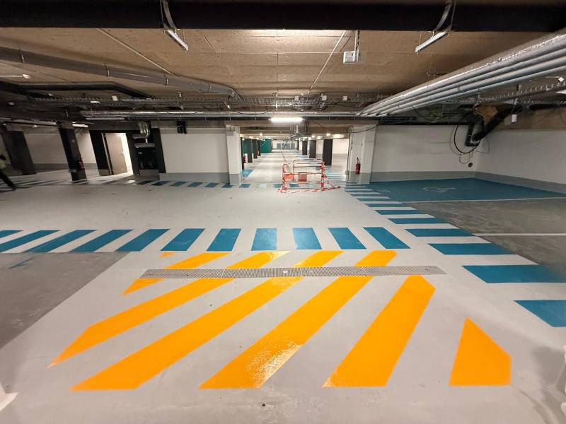 peinture beton traité